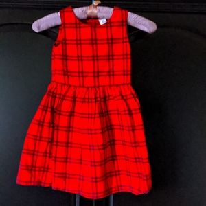🎀, 5T, Carter's red and black 100% cotton dress